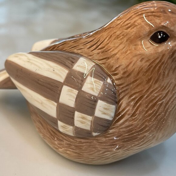 🐦 MacKenzie-Childs Songbird Salt & Pepper Set – Gilded Garden 🪻 - Picture 9 of 16